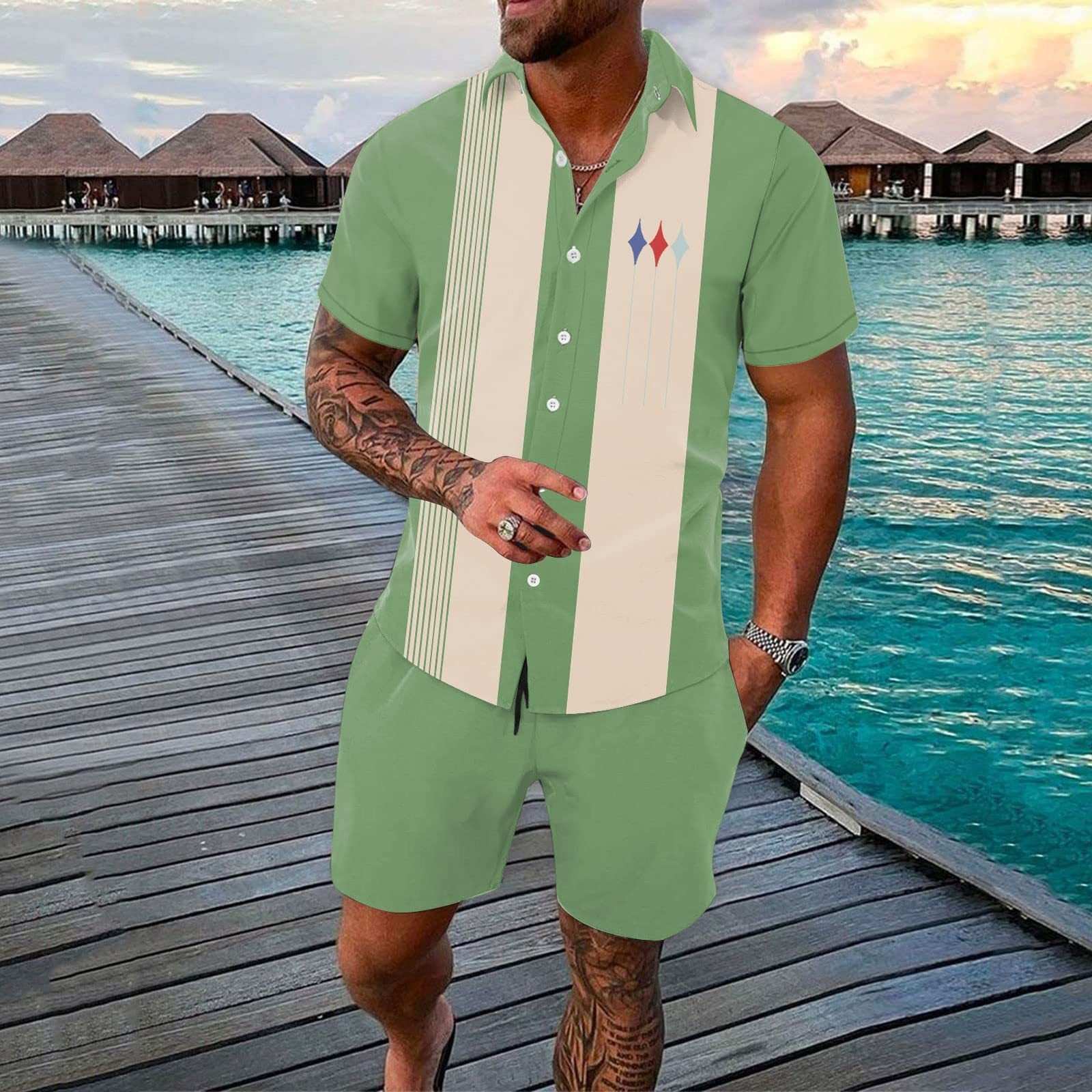 3D Printing Summer 2 - Piece Outfit for Men – Outdoor Style - MarketDomez
