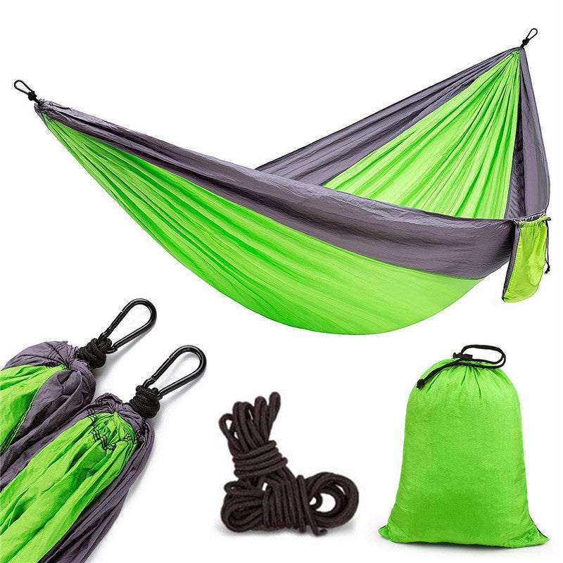 Backpacking Hammock - Portable Nylon Parachute Outdoor Double Hammock - MarketDomez