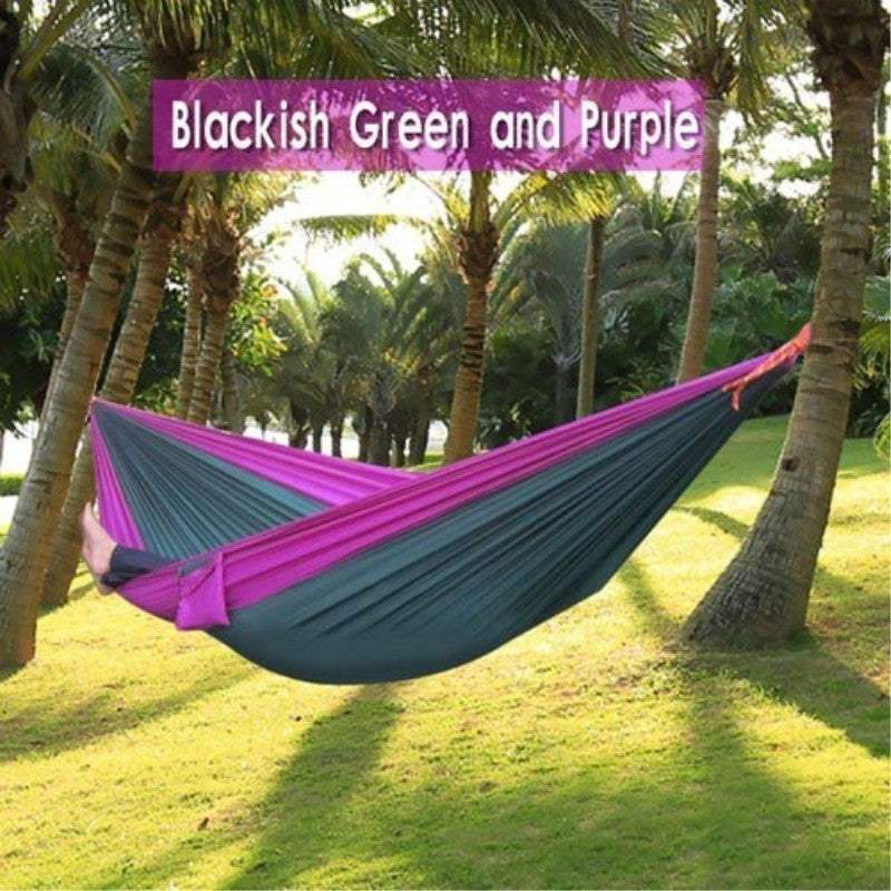 Backpacking Hammock - Portable Nylon Parachute Outdoor Double Hammock - MarketDomez