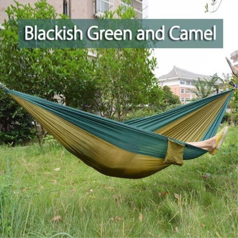 Backpacking Hammock - Portable Nylon Parachute Outdoor Double Hammock - MarketDomez