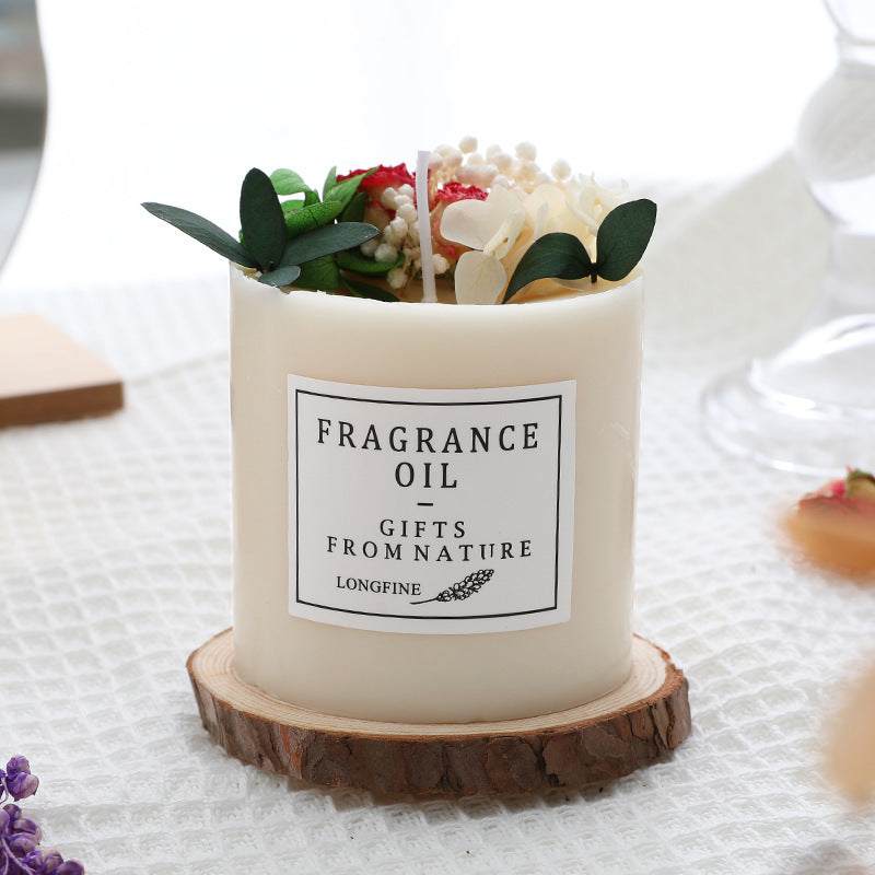 Dried Flowers - Candles Romantic Decorative Candles - MarketDomez