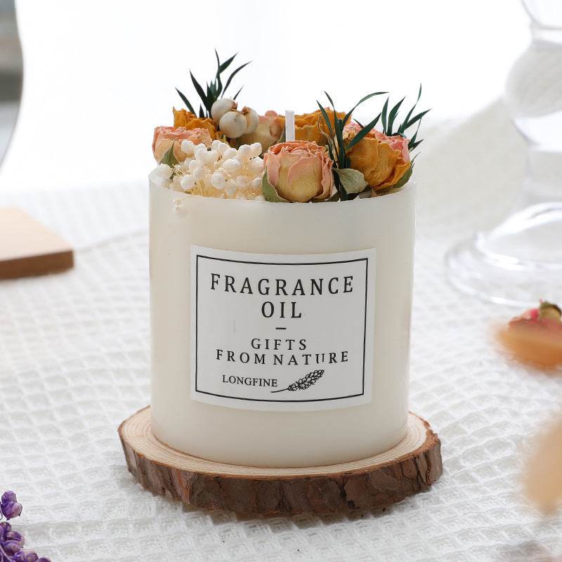 Dried Flowers - Candles Romantic Decorative Candles - MarketDomez