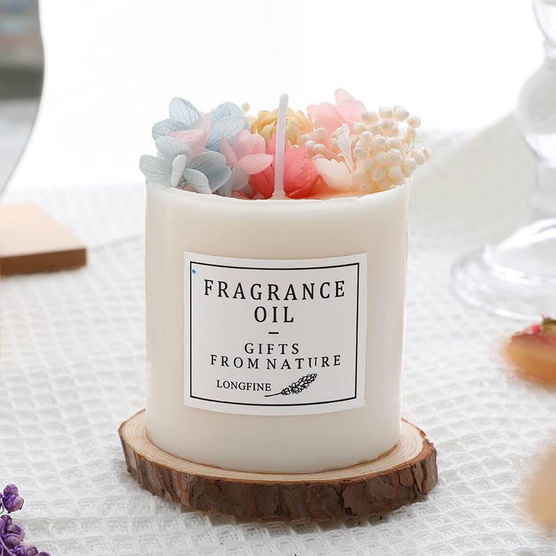Dried Flowers - Candles Romantic Decorative Candles - MarketDomez
