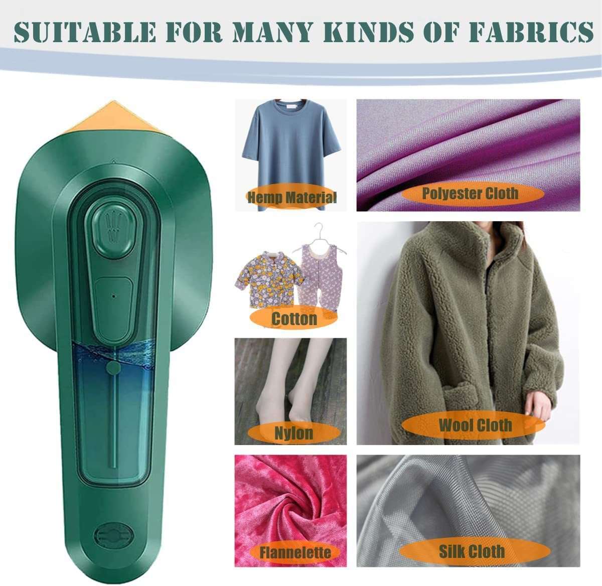 Handheld Portable Garment Ironing - Mini Steam Iron for Clothes - MarketDomez