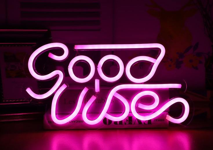 Led Transparent Backboard Neon Light Special - Shaped Wall Hanging Decorative Lights - MarketDomez
