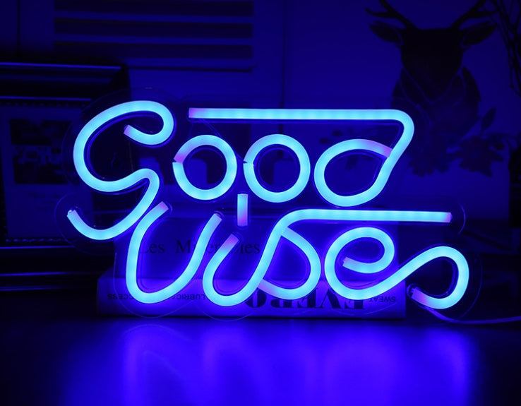 Led Transparent Backboard Neon Light Special - Shaped Wall Hanging Decorative Lights - MarketDomez