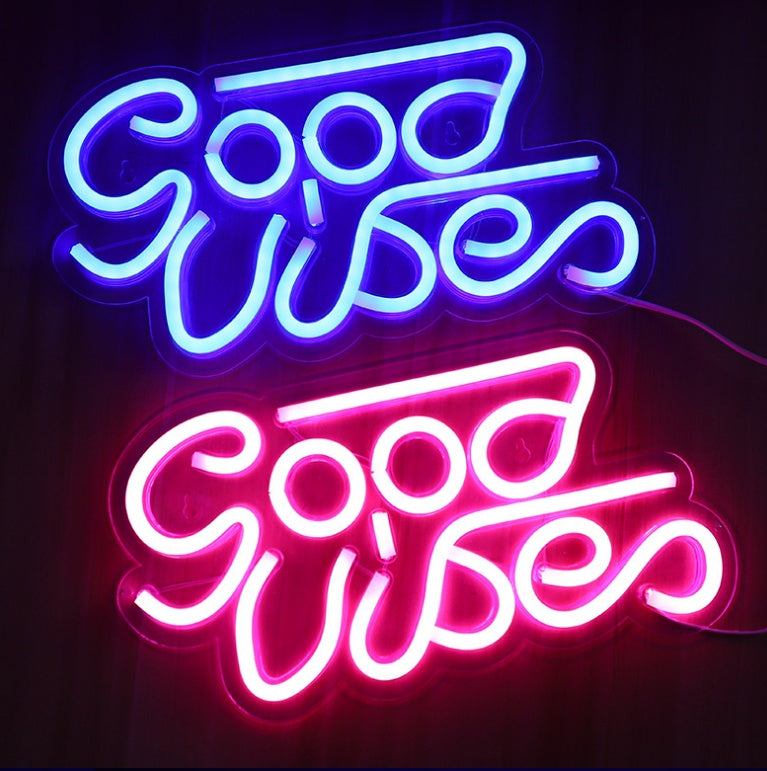 Led Transparent Backboard Neon Light Special - Shaped Wall Hanging Decorative Lights - MarketDomez
