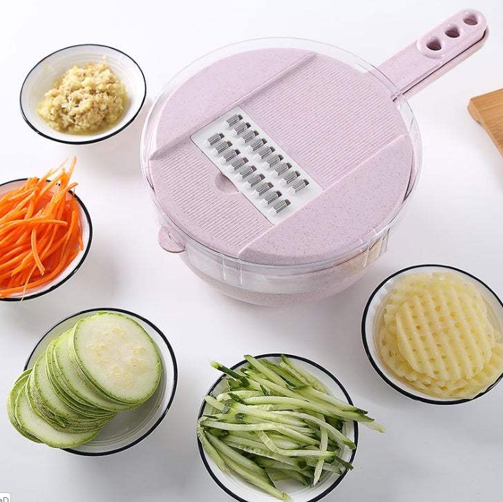 Mandoline Slicer 8 - in - 1 – Multifunction Cutter for Kitchen Use - MarketDomez