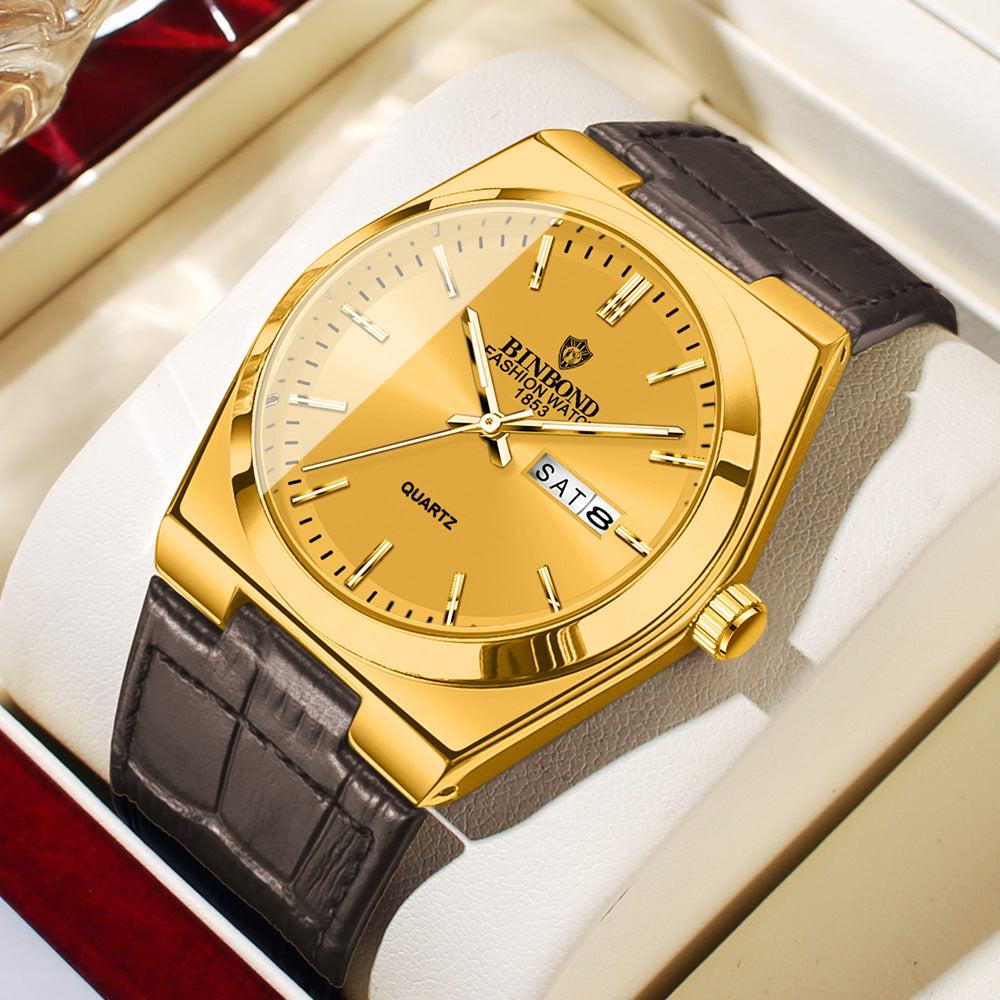Quartz Watch Luxury Men's Business Watch - MarketDomez