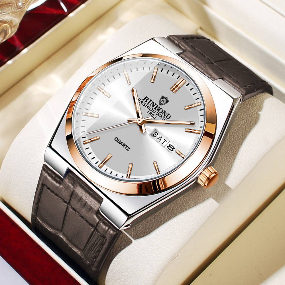 Quartz Watch Luxury Men's Business Watch - MarketDomez