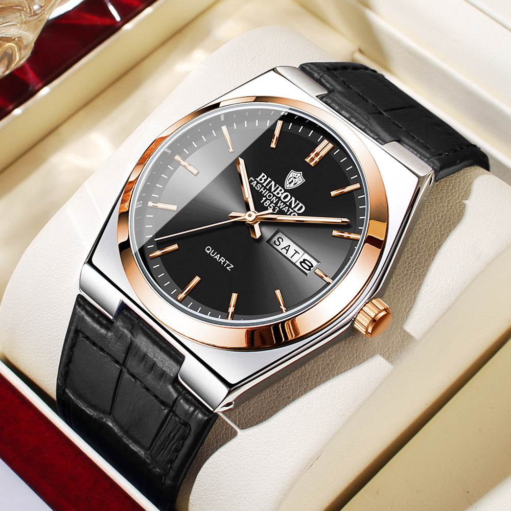 Quartz Watch Luxury Men's Business Watch - MarketDomez
