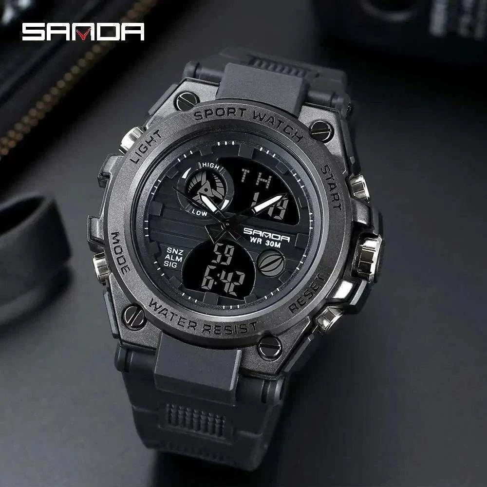 Watch SANDA Top Luxury Watches Men Military Army Waterproof - push up rack, WIFI Repeater, Smart Watch GPS, christmas ornament ball, pet hair cleaner brush, 3m double sided tape, 4-in-1 USB C Cable, automatic toothpaste dispense, Wireless Mobile Controller - MarketDomez