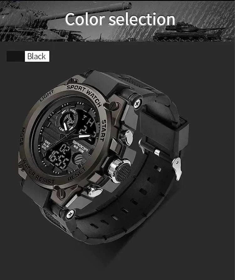 Watch SANDA Top Luxury Watches Men Military Army Waterproof - push up rack, WIFI Repeater, Smart Watch GPS, christmas ornament ball, pet hair cleaner brush, 3m double sided tape, 4-in-1 USB C Cable, automatic toothpaste dispense, Wireless Mobile Controller - MarketDomez