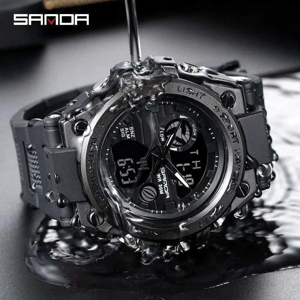 Watch SANDA Top Luxury Watches Men Military Army Waterproof - push up rack, WIFI Repeater, Smart Watch GPS, christmas ornament ball, pet hair cleaner brush, 3m double sided tape, 4-in-1 USB C Cable, automatic toothpaste dispense, Wireless Mobile Controller - MarketDomez