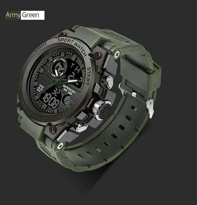 Watch SANDA Top Luxury Watches Men Military Army Waterproof - push up rack, WIFI Repeater, Smart Watch GPS, christmas ornament ball, pet hair cleaner brush, 3m double sided tape, 4-in-1 USB C Cable, automatic toothpaste dispense, Wireless Mobile Controller - MarketDomez