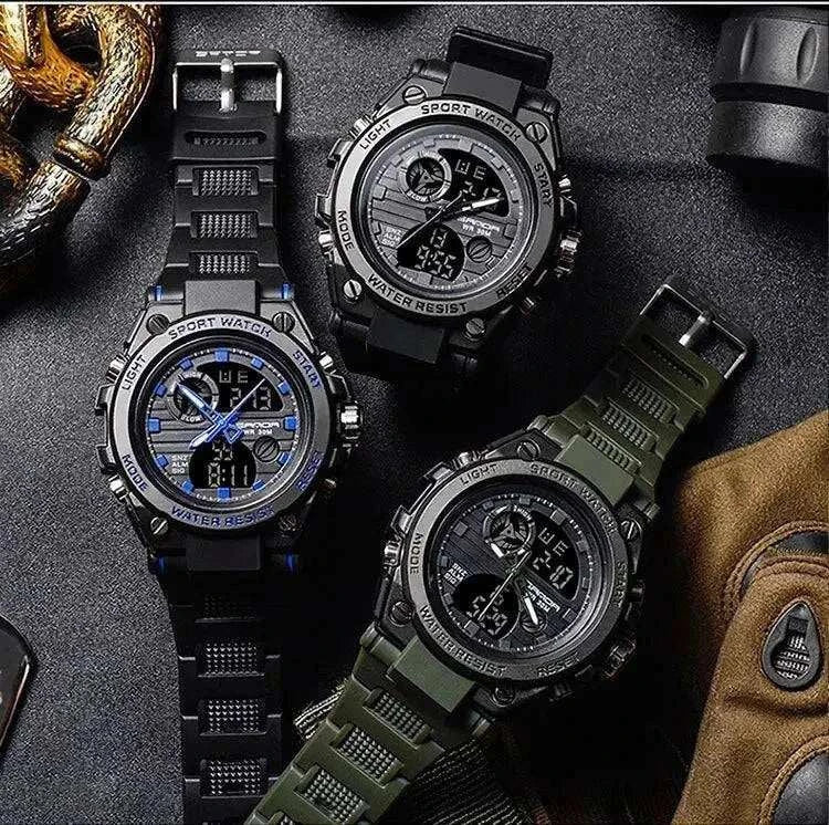 Watch SANDA Top Luxury Watches Men Military Army Waterproof - push up rack, WIFI Repeater, Smart Watch GPS, christmas ornament ball, pet hair cleaner brush, 3m double sided tape, 4-in-1 USB C Cable, automatic toothpaste dispense, Wireless Mobile Controller - MarketDomez