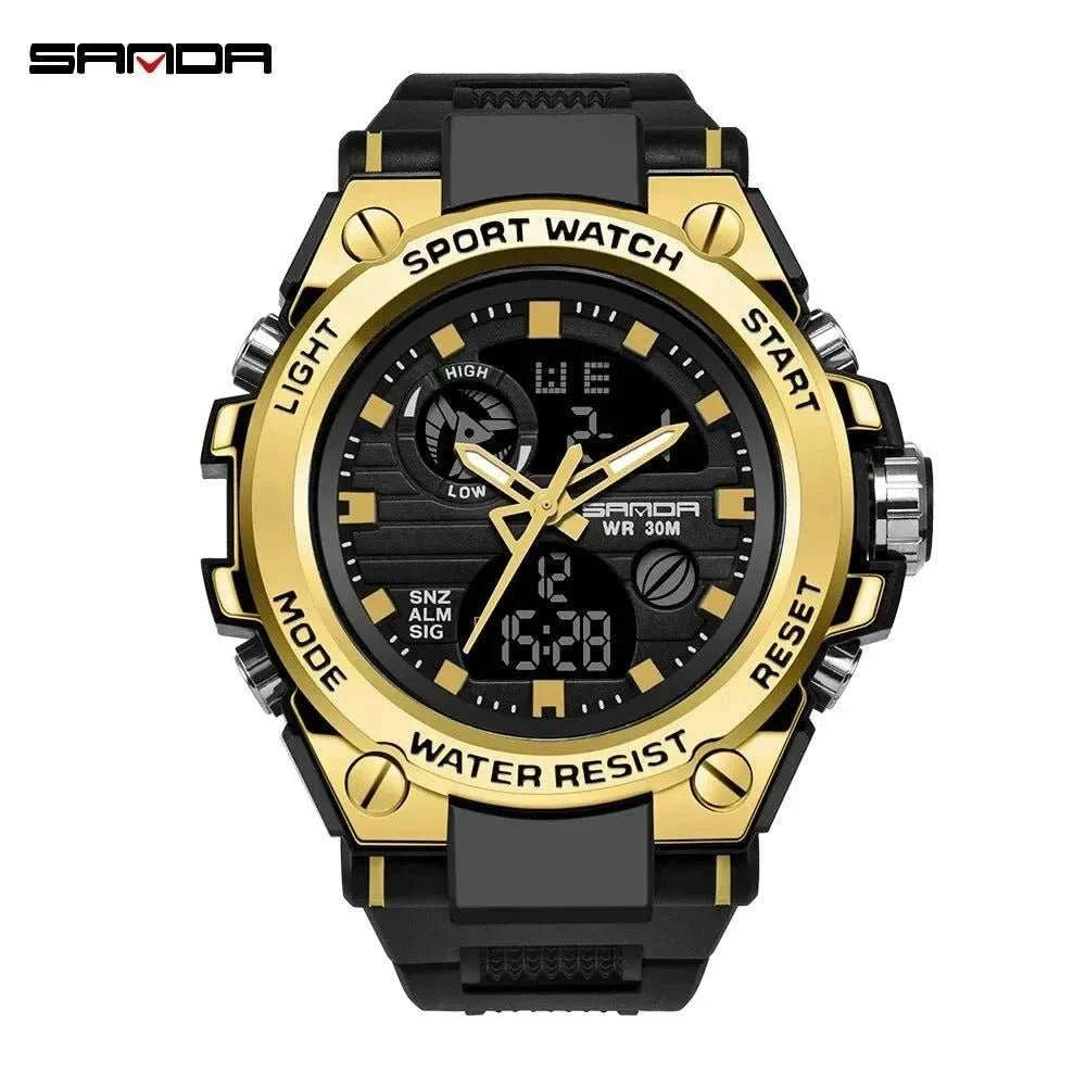 Watch SANDA Top Luxury Watches Men Military Army Waterproof - push up rack, WIFI Repeater, Smart Watch GPS, christmas ornament ball, pet hair cleaner brush, 3m double sided tape, 4-in-1 USB C Cable, automatic toothpaste dispense, Wireless Mobile Controller - MarketDomez