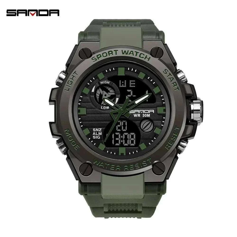 Watch SANDA Top Luxury Watches Men Military Army Waterproof - push up rack, WIFI Repeater, Smart Watch GPS, christmas ornament ball, pet hair cleaner brush, 3m double sided tape, 4-in-1 USB C Cable, automatic toothpaste dispense, Wireless Mobile Controller - MarketDomez