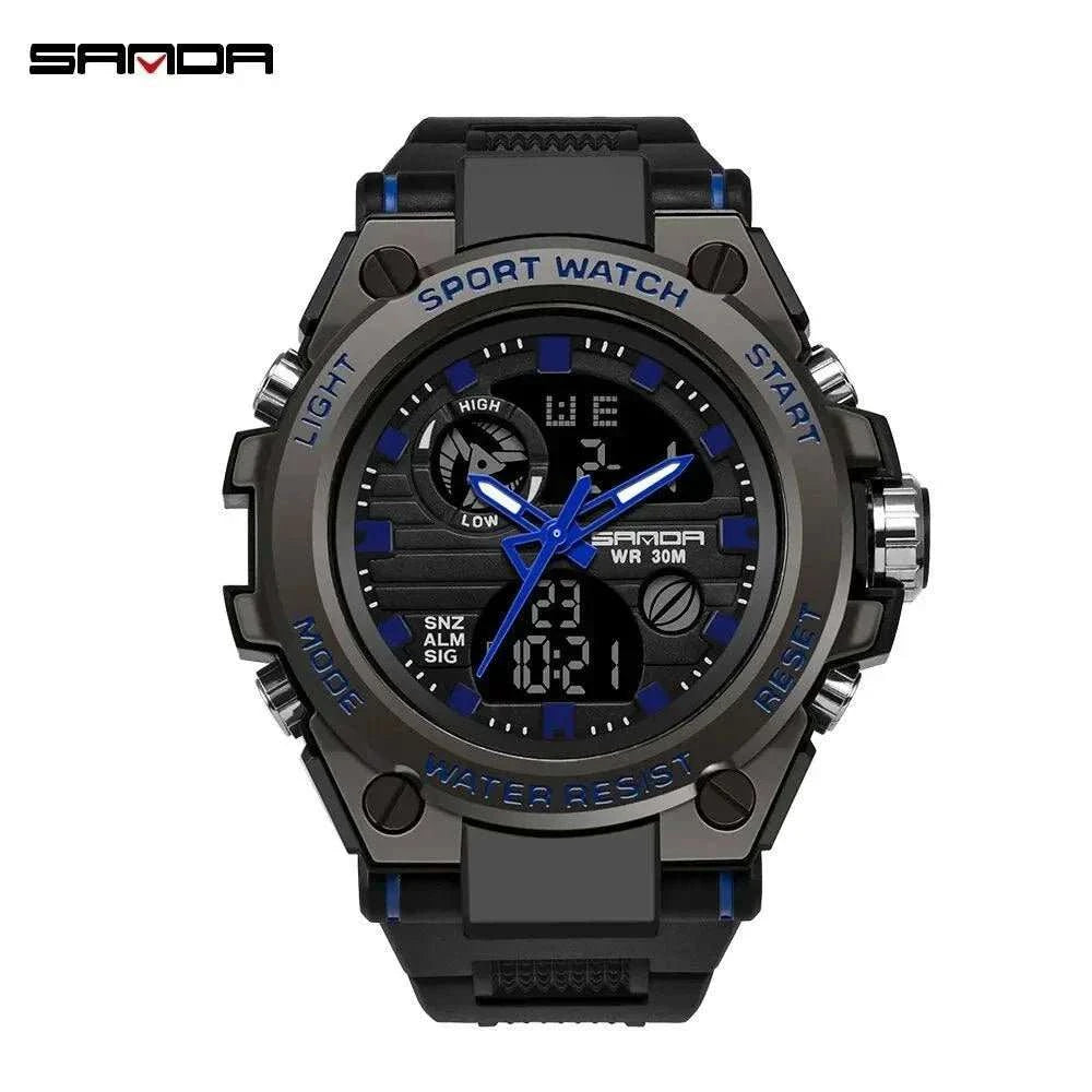 Watch SANDA Top Luxury Watches Men Military Army Waterproof - push up rack, WIFI Repeater, Smart Watch GPS, christmas ornament ball, pet hair cleaner brush, 3m double sided tape, 4-in-1 USB C Cable, automatic toothpaste dispense, Wireless Mobile Controller - MarketDomez