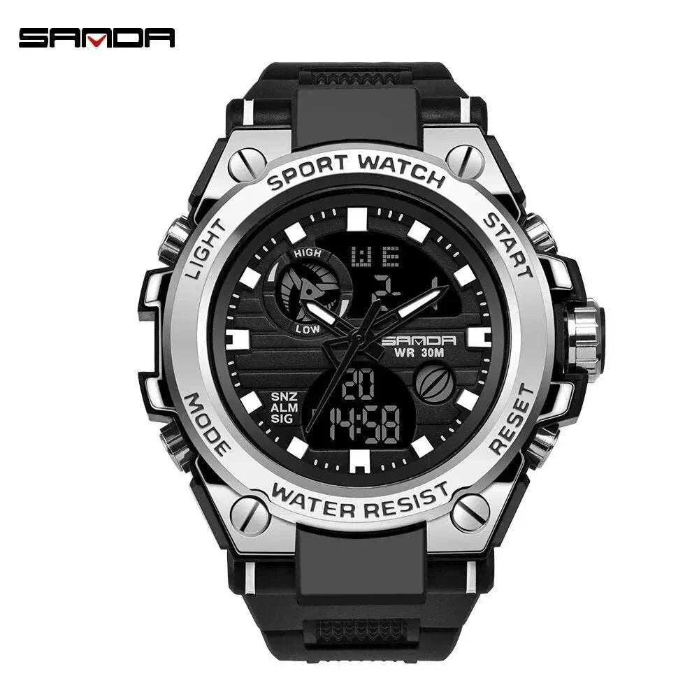 Watch SANDA Top Luxury Watches Men Military Army Waterproof - push up rack, WIFI Repeater, Smart Watch GPS, christmas ornament ball, pet hair cleaner brush, 3m double sided tape, 4-in-1 USB C Cable, automatic toothpaste dispense, Wireless Mobile Controller - MarketDomez