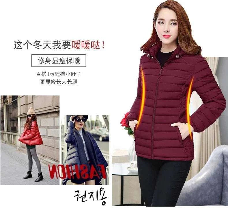 Winter Women Ultralight Thin Padded Jacket Coat Lady Short Outdoor Warm - push up rack, WIFI Repeater, Smart Watch GPS, christmas ornament ball, pet hair cleaner brush, 3m double sided tape, 4-in-1 USB C Cable, automatic toothpaste dispense, Wireless Mobile Controller - MarketDomez