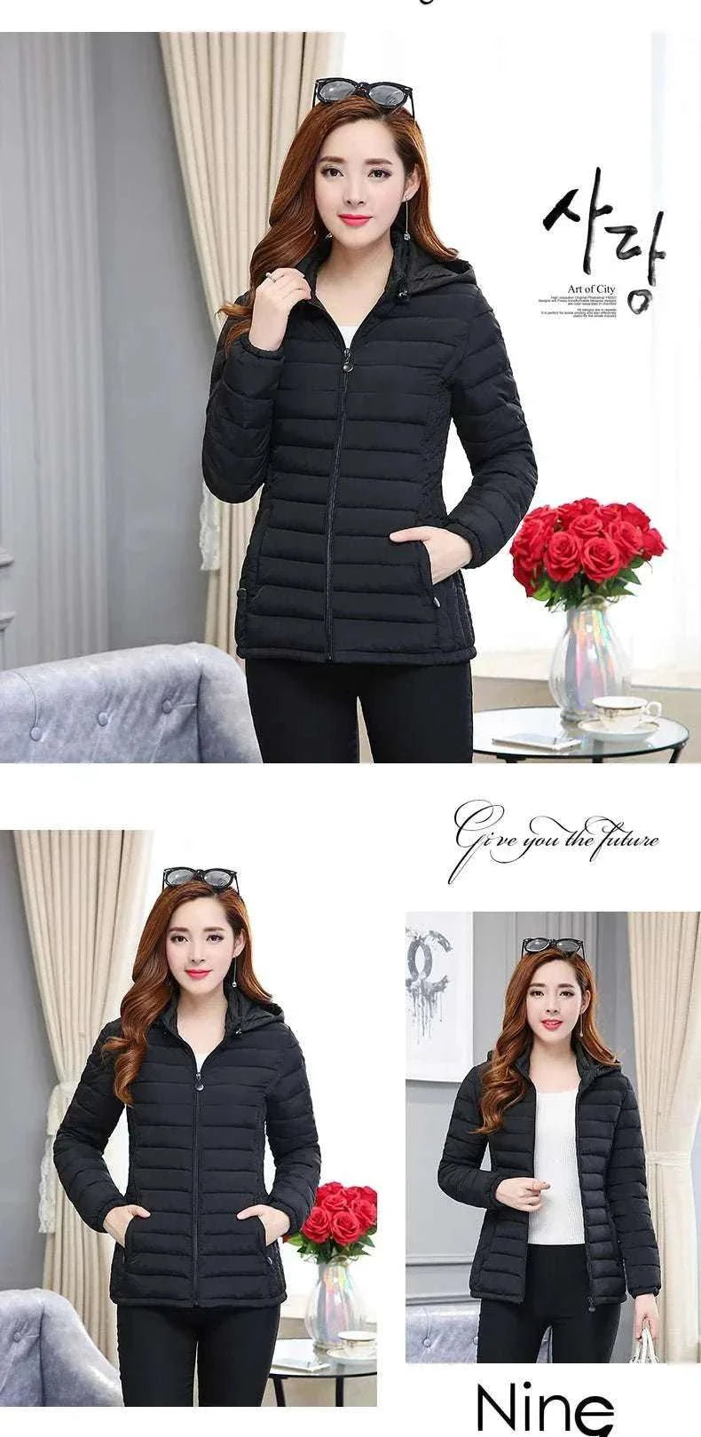 Winter Women Ultralight Thin Padded Jacket Coat Lady Short Outdoor Warm - push up rack, WIFI Repeater, Smart Watch GPS, christmas ornament ball, pet hair cleaner brush, 3m double sided tape, 4-in-1 USB C Cable, automatic toothpaste dispense, Wireless Mobile Controller - MarketDomez