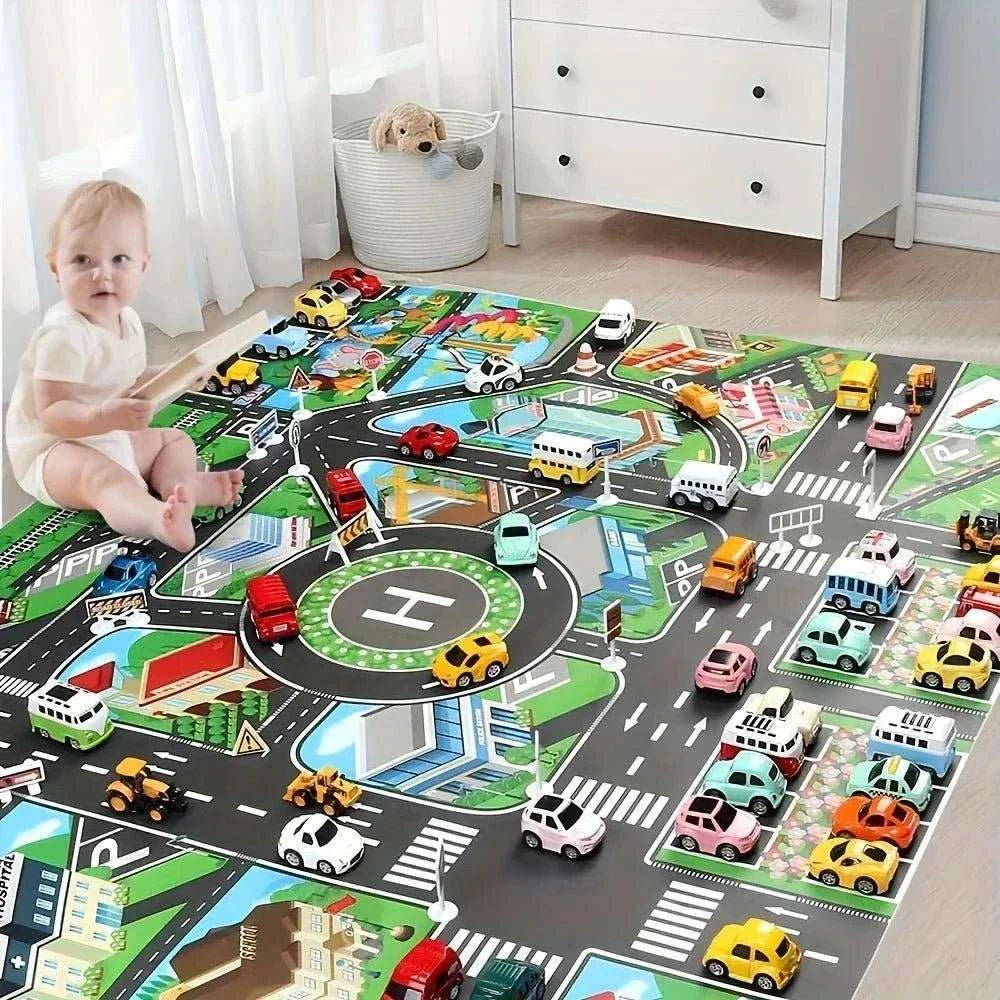 City Traffic Play Mat, Waterproof Game Pad, Interactive Road Map - push up rack, WIFI Repeater, Smart Watch GPS, christmas ornament ball, pet hair cleaner brush, 3m double sided tape, 4-in-1 USB C Cable, automatic toothpaste dispense, Wireless Mobile Controller -  MarketDomez