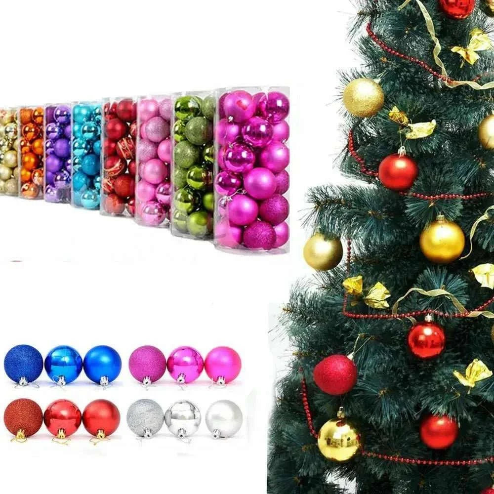 24Pcs Christmas Tree Balls Ornaments, Home Decor, 2025 Gift - push up rack, WIFI Repeater, Smart Watch GPS, christmas ornament ball, pet hair cleaner brush, 3m double sided tape, 4-in-1 USB C Cable, automatic toothpaste dispense, Wireless Mobile Controller -  MarketDomez