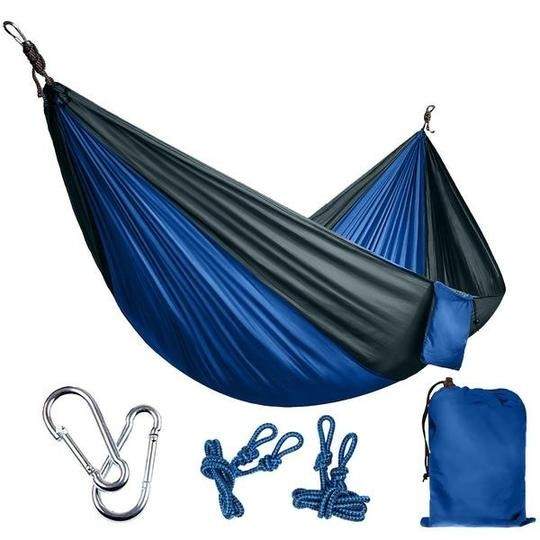 Backpacking Hammock - Portable Nylon Parachute Outdoor Double Hammock - MarketDomez