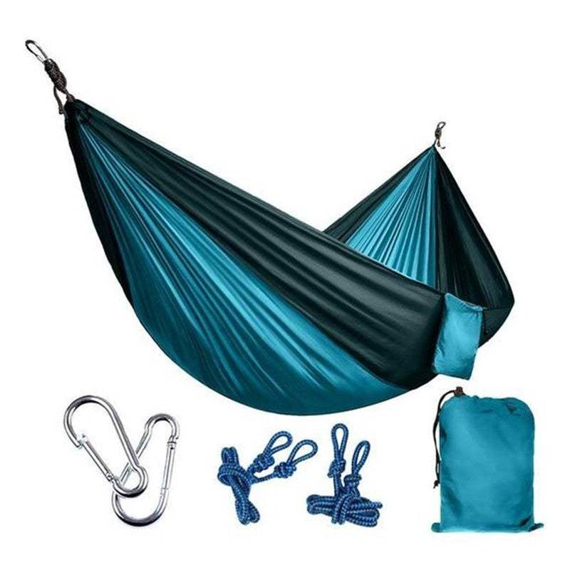 Backpacking Hammock - Portable Nylon Parachute Outdoor Double Hammock - MarketDomez