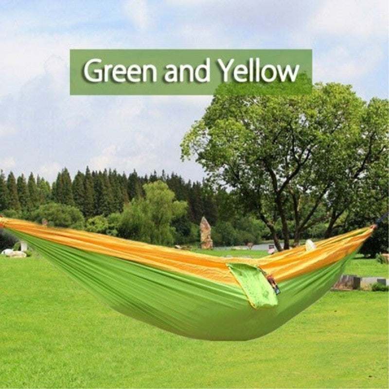 Backpacking Hammock - Portable Nylon Parachute Outdoor Double Hammock - MarketDomez