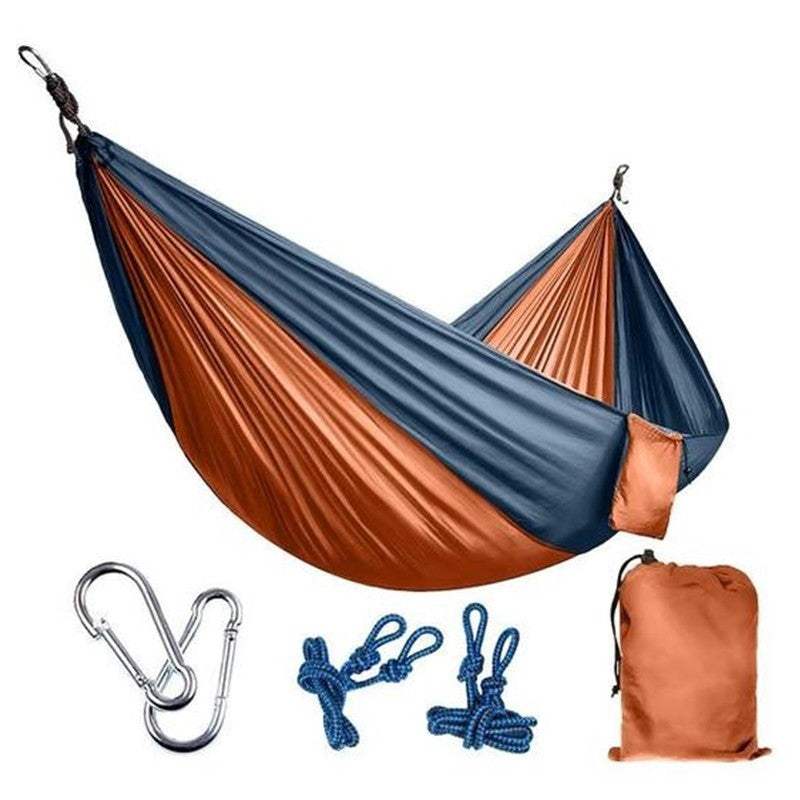 Backpacking Hammock - Portable Nylon Parachute Outdoor Double Hammock - MarketDomez