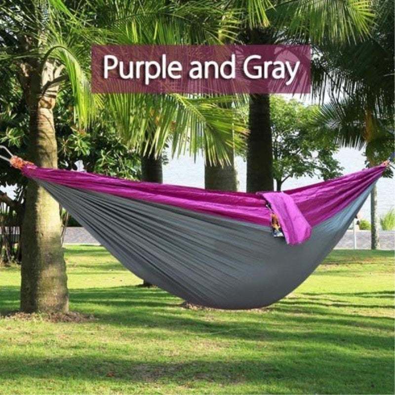 Backpacking Hammock - Portable Nylon Parachute Outdoor Double Hammock - MarketDomez