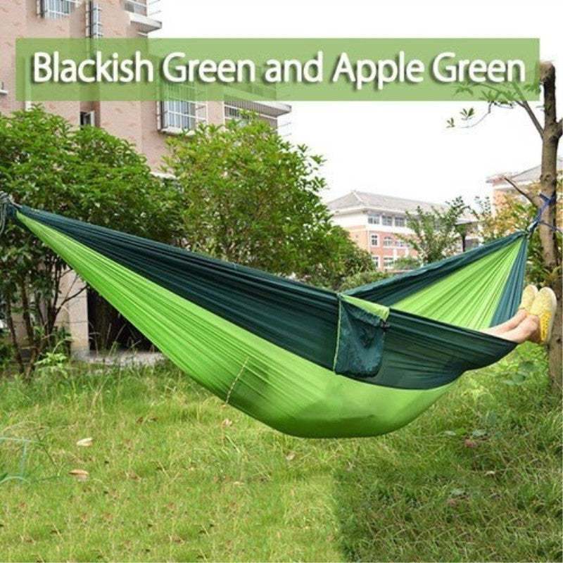 Backpacking Hammock - Portable Nylon Parachute Outdoor Double Hammock - MarketDomez