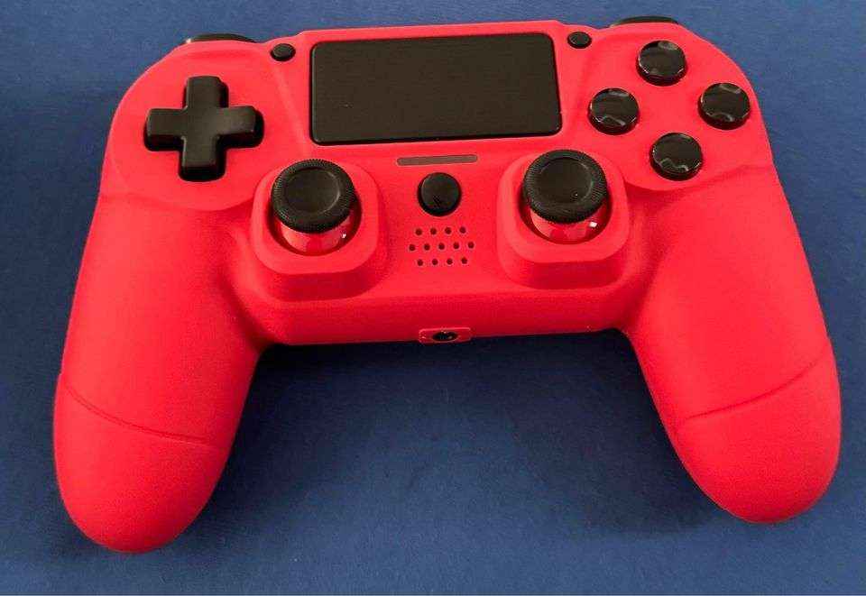 Dragon Shock Ps4 Controller [RED] Wireless with Cable Recharge - push up rack, WIFI Repeater, Smart Watch GPS, christmas ornament ball, pet hair cleaner brush, 3m double sided tape, 4-in-1 USB C Cable, automatic toothpaste dispense, Wireless Mobile Controller -  MarketDomez