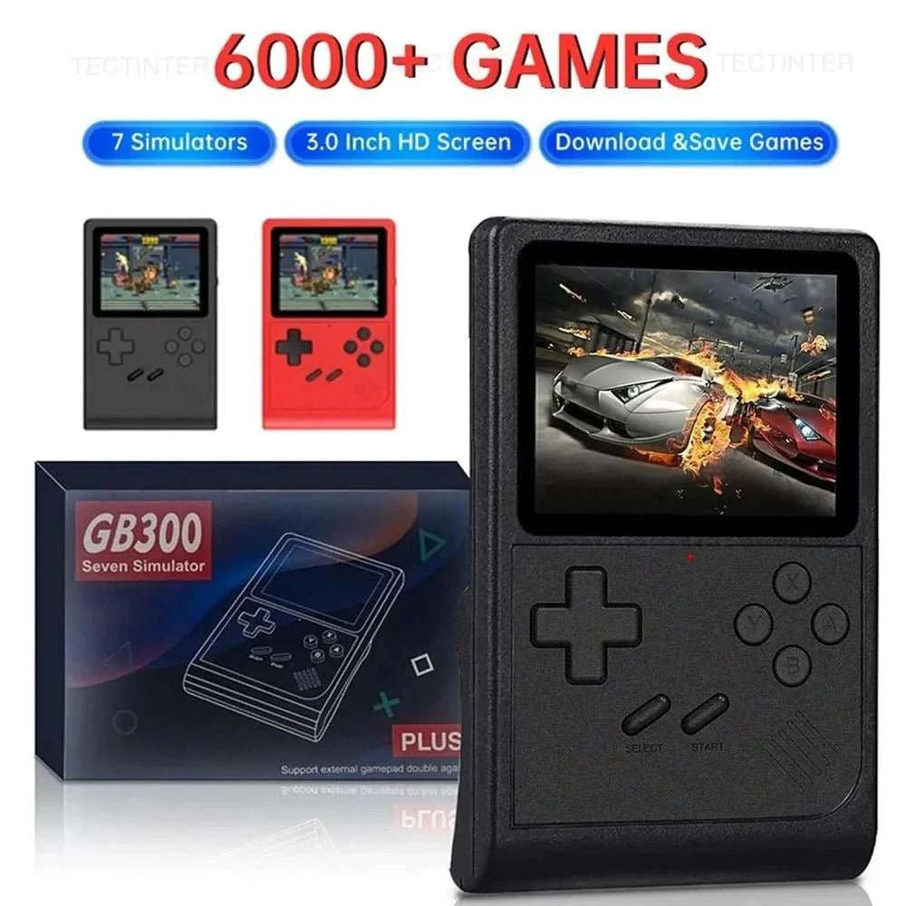 GB300 Retro Handheld Console, 6000 Games, AV Output - push up rack, WIFI Repeater, Smart Watch GPS, christmas ornament ball, pet hair cleaner brush, 3m double sided tape, 4-in-1 USB C Cable, automatic toothpaste dispense, Wireless Mobile Controller -  MarketDomez