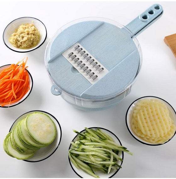 Mandoline Slicer 8 - in - 1 – Multifunction Cutter for Kitchen Use - MarketDomez