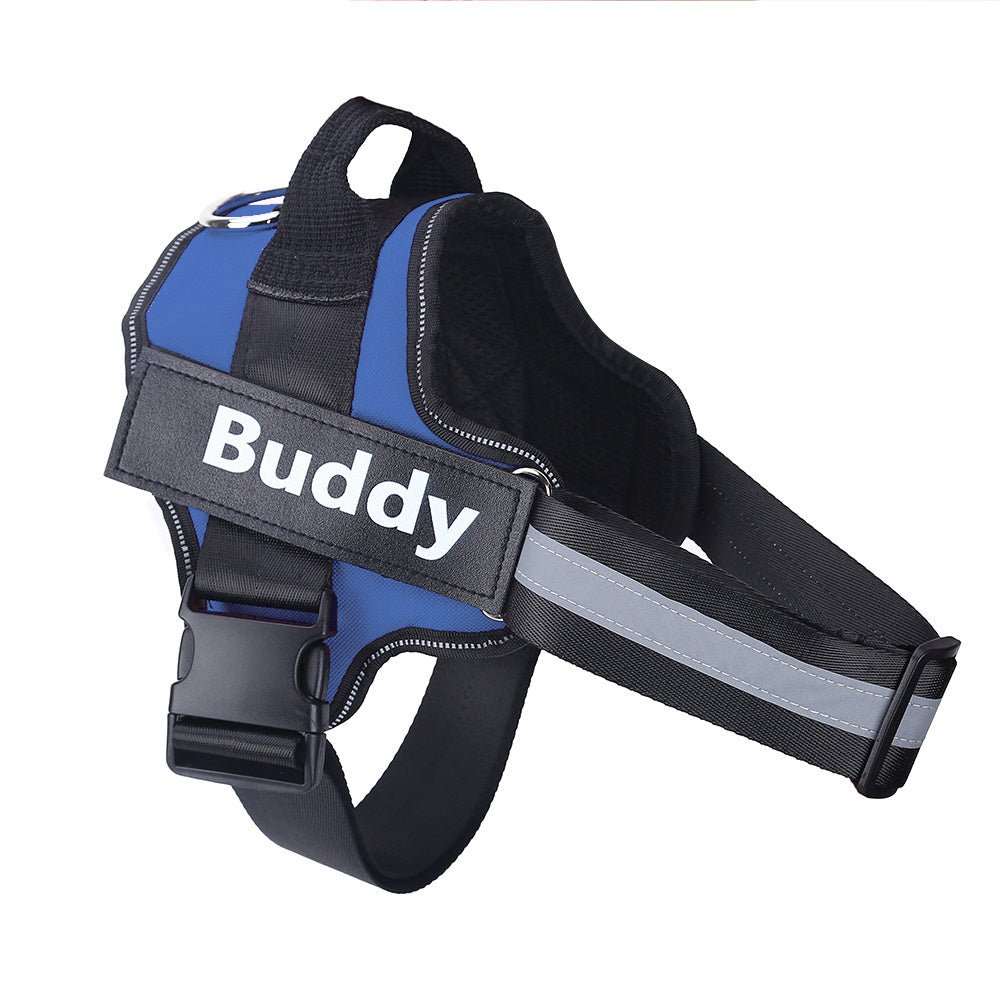 Personalized Dog Harness NO PULL Reflective Breathable Adjustable Pet Harness Vest For Small Large Dog Custom Patch Pet Supplies - push up rack, WIFI Repeater, Smart Watch GPS, christmas ornament ball, pet hair cleaner brush, 3m double sided tape, 4-in-1 USB C Cable, automatic toothpaste dispense, Wireless Mobile Controller -  MarketDomez