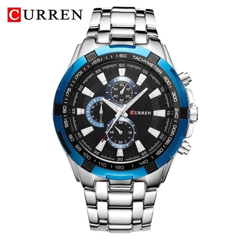 Quartz Watch Men Waterproof Business Watch - push up rack, WIFI Repeater, Smart Watch GPS, christmas ornament ball, pet hair cleaner brush, 3m double sided tape, 4-in-1 USB C Cable, automatic toothpaste dispense, Wireless Mobile Controller -  MarketDomez