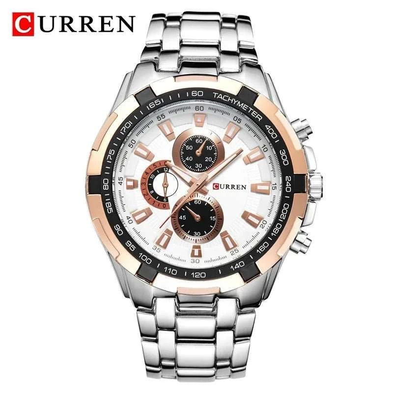 Quartz Watch Men Waterproof Business Watch - push up rack, WIFI Repeater, Smart Watch GPS, christmas ornament ball, pet hair cleaner brush, 3m double sided tape, 4-in-1 USB C Cable, automatic toothpaste dispense, Wireless Mobile Controller -  MarketDomez