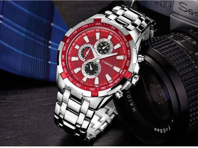 Quartz Watch Men Waterproof Business Watch - push up rack, WIFI Repeater, Smart Watch GPS, christmas ornament ball, pet hair cleaner brush, 3m double sided tape, 4-in-1 USB C Cable, automatic toothpaste dispense, Wireless Mobile Controller -  MarketDomez