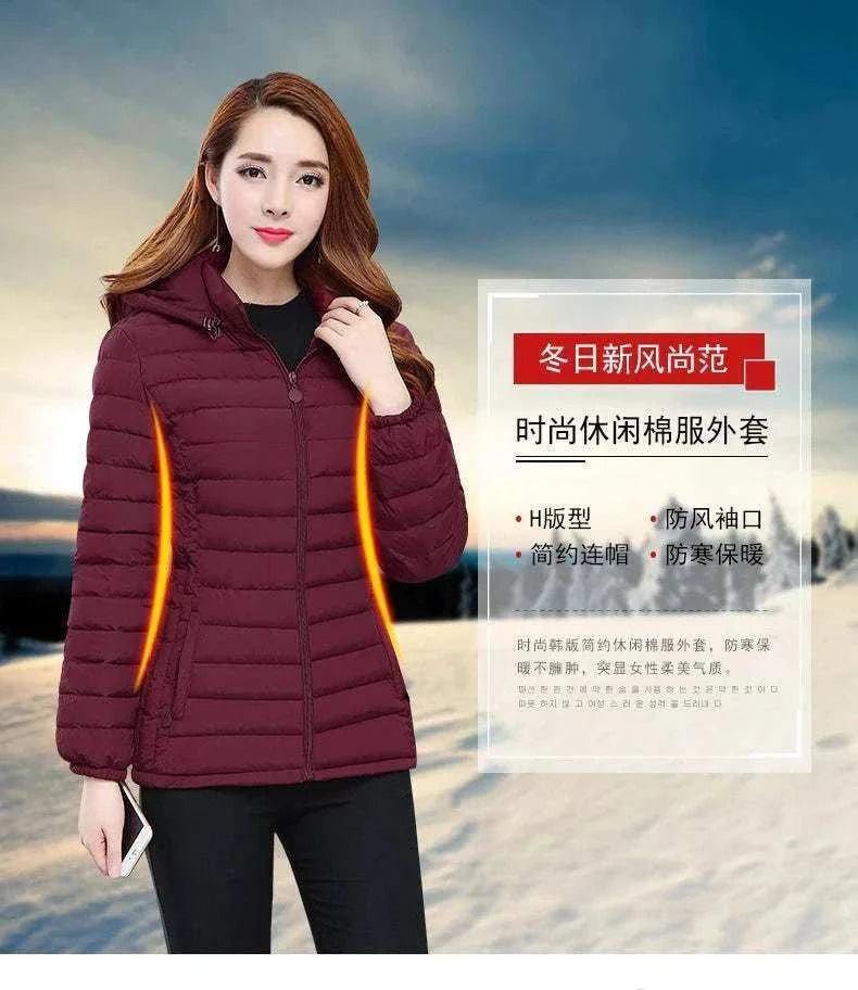 Winter Women Ultralight Thin Padded Jacket Coat Lady Short Outdoor Warm - push up rack, WIFI Repeater, Smart Watch GPS, christmas ornament ball, pet hair cleaner brush, 3m double sided tape, 4-in-1 USB C Cable, automatic toothpaste dispense, Wireless Mobile Controller -  MarketDomez